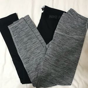 Nike Drifit Full Length Leggings + Old Navy Active
